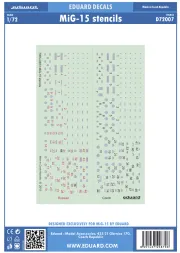 MiG-15 stencils (Russian/ Czech) 1:72