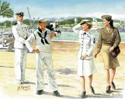 US Navy Waves "Women at War" 1:35