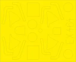 Spitfire Mk. I mask für Airfix 1:48