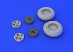 Hurricane Mk. I wheels for Airfix 1:48