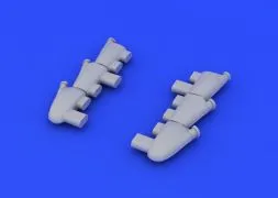 Hurricane Mk. I exhaust stacks for Airfix 1:48