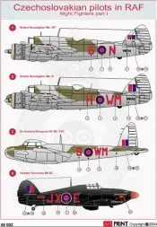 Czechoslovakian pilot in RAF - Night Fighters P.1 1:72