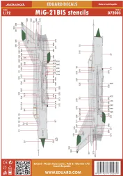 MiG-21BIS stencils 1:72
