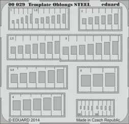 Template oblongs STEEL