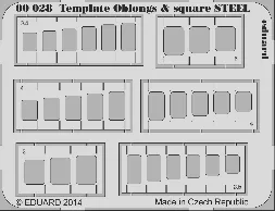 Template oblongs & square STEEL