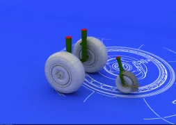 Ju 88 wheels late 1:72