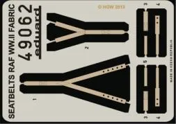 Seatbelts RAF WWII FABRIC 1:48