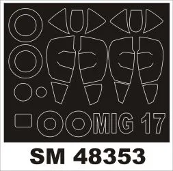 MiG-17 mask für Hobby Boss 1:48