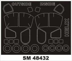Ka-27 Helix mask für Hobby Boss 1:48