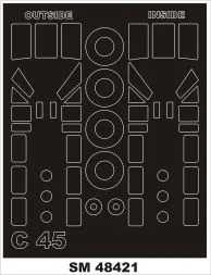 C-45F/ UC-45F mask für ICM 1:48