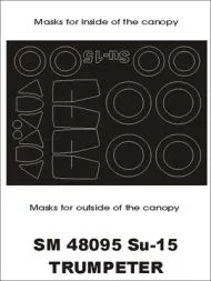 Su-15 mask für Trumpeter 1:48