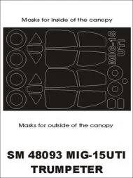 MiG-15UTI mask für Trumpeter 1:48