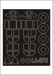 La-5FN mask für Zvezda 1:48