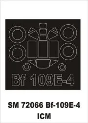 Bf 109E-4 mask für ICM 1:72