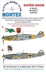 Bf 109F-2 super mask für Zvezda P.2 1:48