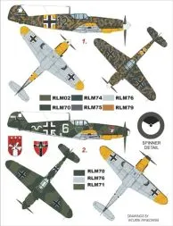 Bf 109F-2 super mask for Zvezda P.1 1:48