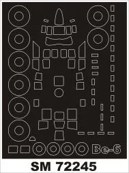 Be-6 Madge mask für Trumpeter 1:72