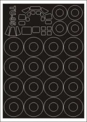 Tu-95 mask für Trumpeter 1:72