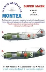 La-5 Super Mask für Zvezda Part.1 1:48