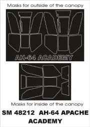 AH-64 Apache mask für Academy 1:48