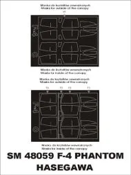 F-4 Phantom II mask for Hasegawa 1:48