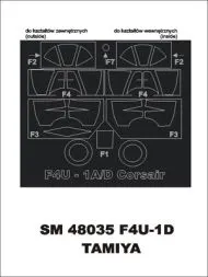 F4U-1D Corsair mask für Tamiya 1:48