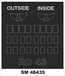 IMAM Ro-43 mask für Special Hobby 1:48