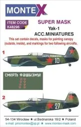 Yak-1 super Mask für ACC. M. Set.2 1:48