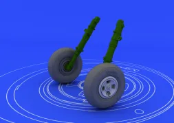 Spitfire wheels - 4 spoke für Eduard 1:48