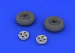 Spitfire wheels - 4 spoke for Eduard 1:48