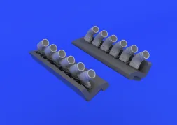 Spitfire - exhaust stacks rounded for Eduard 1:48
