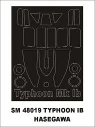 Typhoon IB mask für Hasegawa 1:48
