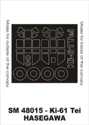 Ki-61 Heim Tei mask für Hasegawa 1:48