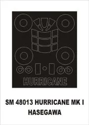 Hurricane Mk.I-IV mask für Hasegawa 1:48