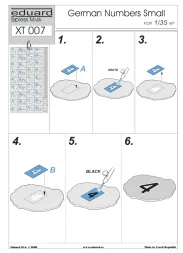 German Numbers Small mask 1:35