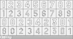 German Numbers Large Mask 1:35