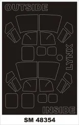 Westland Lynx mask für Airfix 1:48