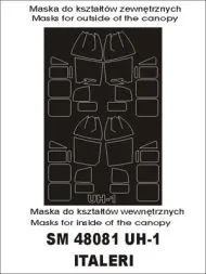 UH-1D mask für Italeri 1:48