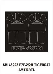 F7F-2 Tigercat mask für AMT 1:48