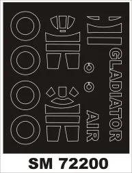 GLOSTER GLADIATOR mask für Airfix 1:72