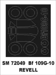 Bf 109G-10 mask für Revell 1:72