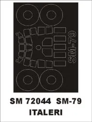 SM-79 mask for Italeri 1:72
