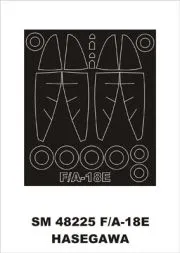 F/A-18E Hornet mask für Hasegawa 1:48