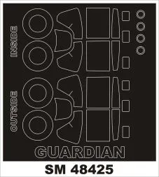 AF-2 Guardian mask für Special Hobby 1:48