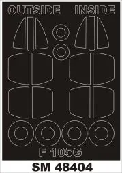 F-105G mask für Hobby Boss 1:48