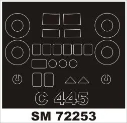 Caudron C-445 mask für RS Models 1:72