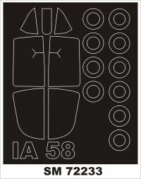 IA-58 Pucara mask für Special Hobby 1:72