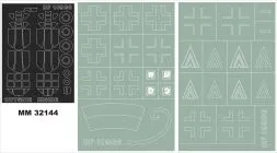 Bf 109G-6 maxi mask für Revell 1:32