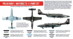 Polish Navy / Air Force TS-11 paint set
