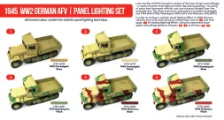 German AFV | panel lighting set 1945 WW2